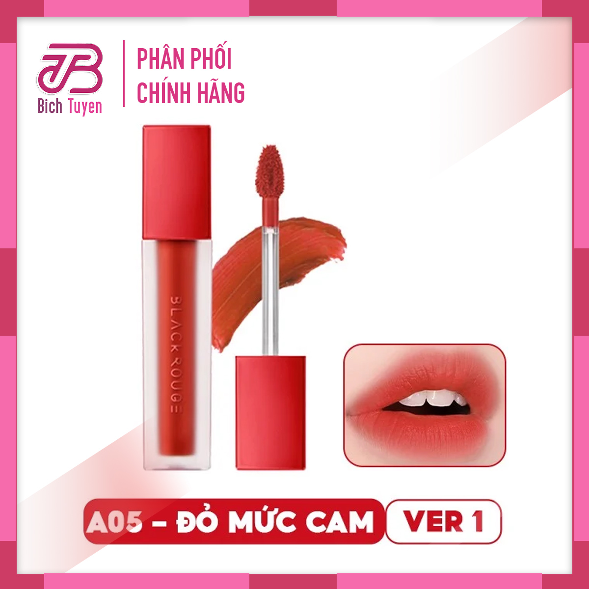 Son Kem Lì Black Rouge Air Fit Velvet Tint 4.5g - Son Kem Lì Hàn Quốc