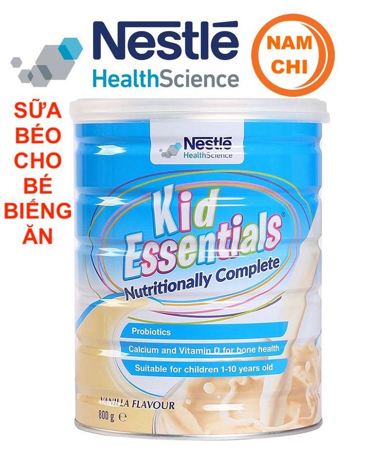 Sữa Kid Essentials Nestle Health Sciencience (Cho Bé Biếng Ăn Suy Dinh Dưỡng) 1-10 tuổi 800g