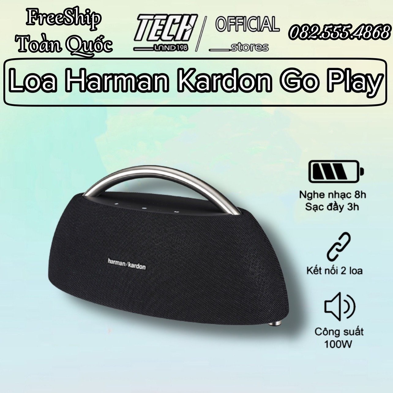 [ Freeship toàn quốc ]  Loa Bluetooth Harman Kardon Go + Play l HÀNG CHÍNH HÃNG PGI