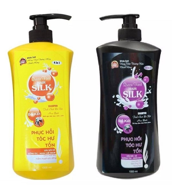 (Combo 2 Chai) Dầu Gội Đầu Bồ Kết Phục Hồi Tóc Hư Tổn SILK 1000ml- Dầu gội đầu - Dầu gội đầu chính hãng - Dầu gội đầu nhập khẩu - Dầu gội đầu thái lan - Ngăn Rụng Tóc/Phục Hồi Hư Tổn/ Suôn Mượt Óng Ả