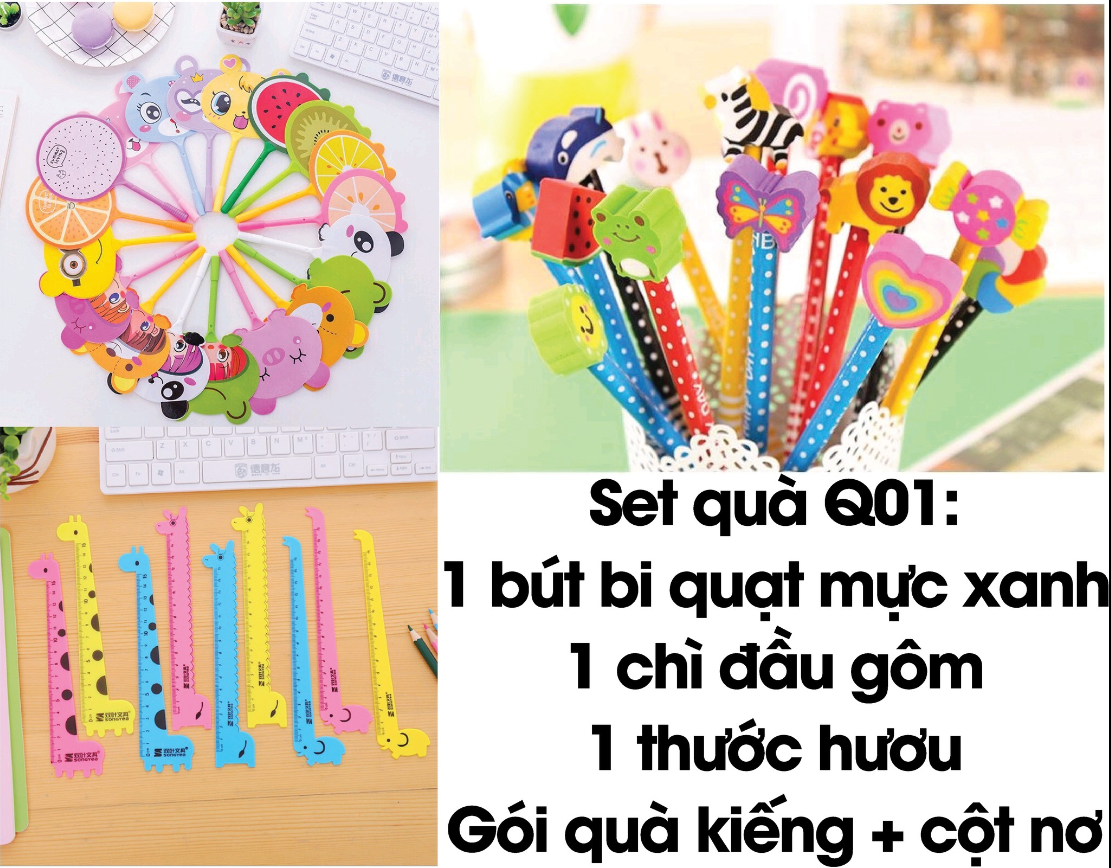 SET QUÀ GIÁ RẺ, PHẦN THƯỞNG HỌC SINH (Đồ dùng dạy học Miki)