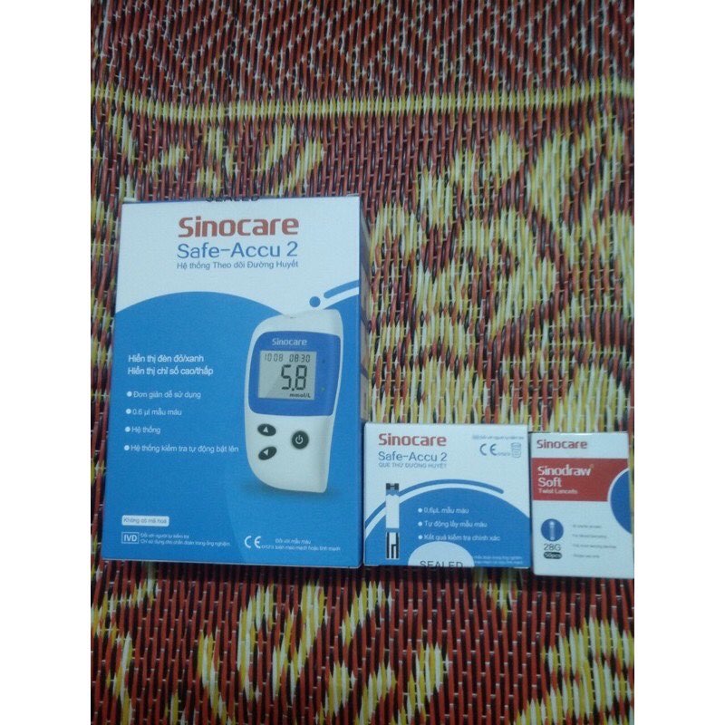 Máy đo đường huyết Safe - Accu 2