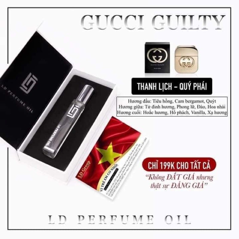 Tinh Dầu Nước Hoa Ld Perfume Oil ( Gucci Guilty)