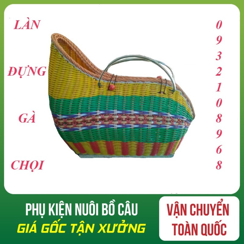 Giỏ vận chuyển gà chọi gà tre - Túi vận chuyển gà - Phụ kiện gà chọi - Bồ câu tín nghĩa
