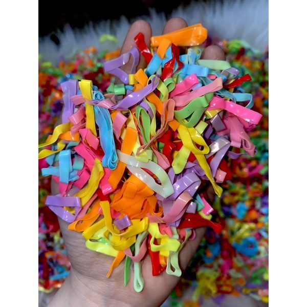 Thun Cột Tóc Nhiều Màu Sắc Siêu Dai (100g)