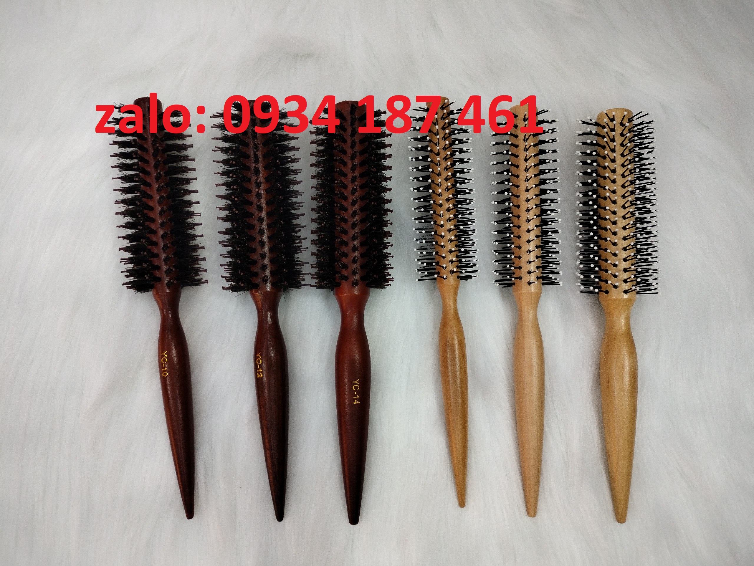 Lược chải tóc uốn nhiều kích cỡ