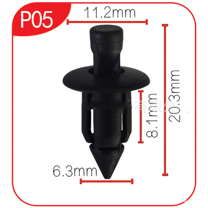 chốt vít nhựa 6mm 8mm dàn áo xe máy 10 cái