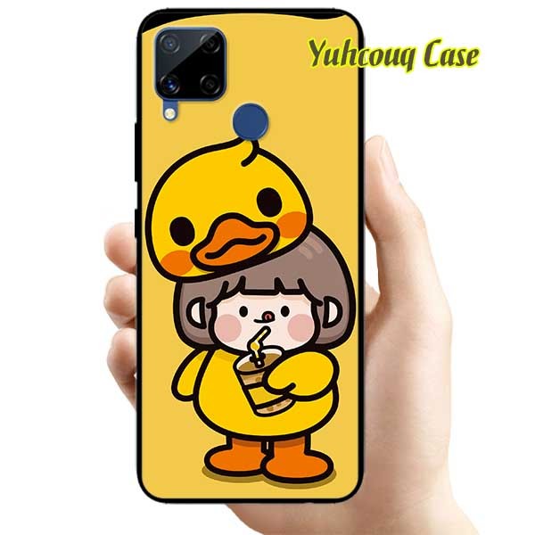 Ốp lưng dành cho realme c15 - chú vịt vàng