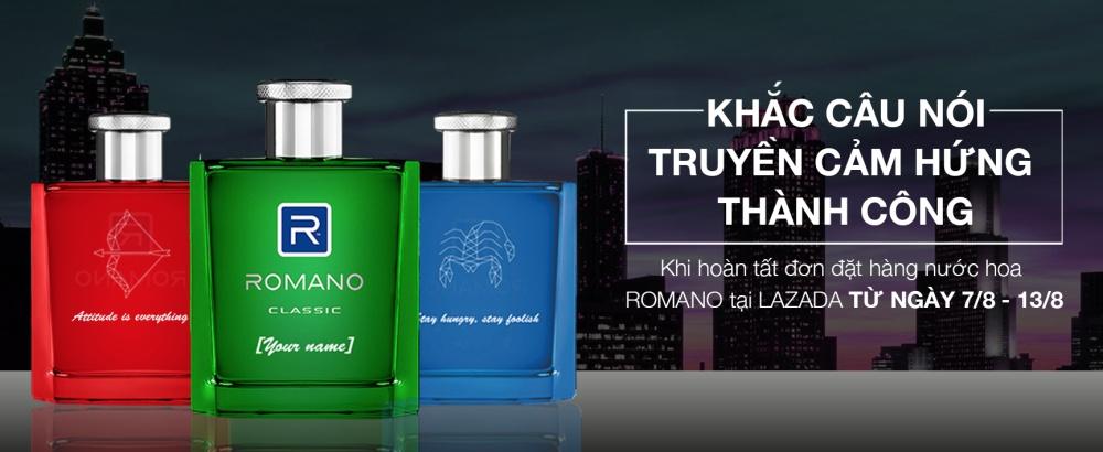 [HCM]Nước Hoa Romano xanh Classic 100ml