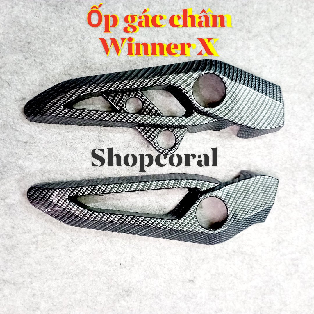 Ốp gác chân winner x cacbon