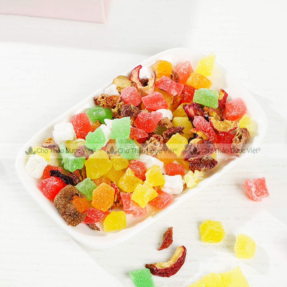 Trà hoa quả Bali 500g, hoa quả khô nhiệt đới, giúp thanh nhiệt, detox, đẹp da, tốt cho tiêu hóa