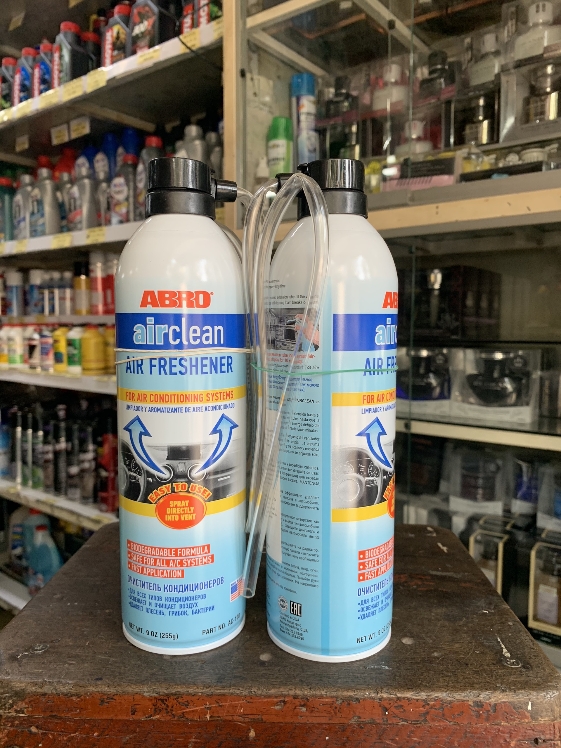 [HCM]DUNG DỊCH VỆ SINH MÁY LẠNH XE Ô TÔ ABRO AIR CLEAN