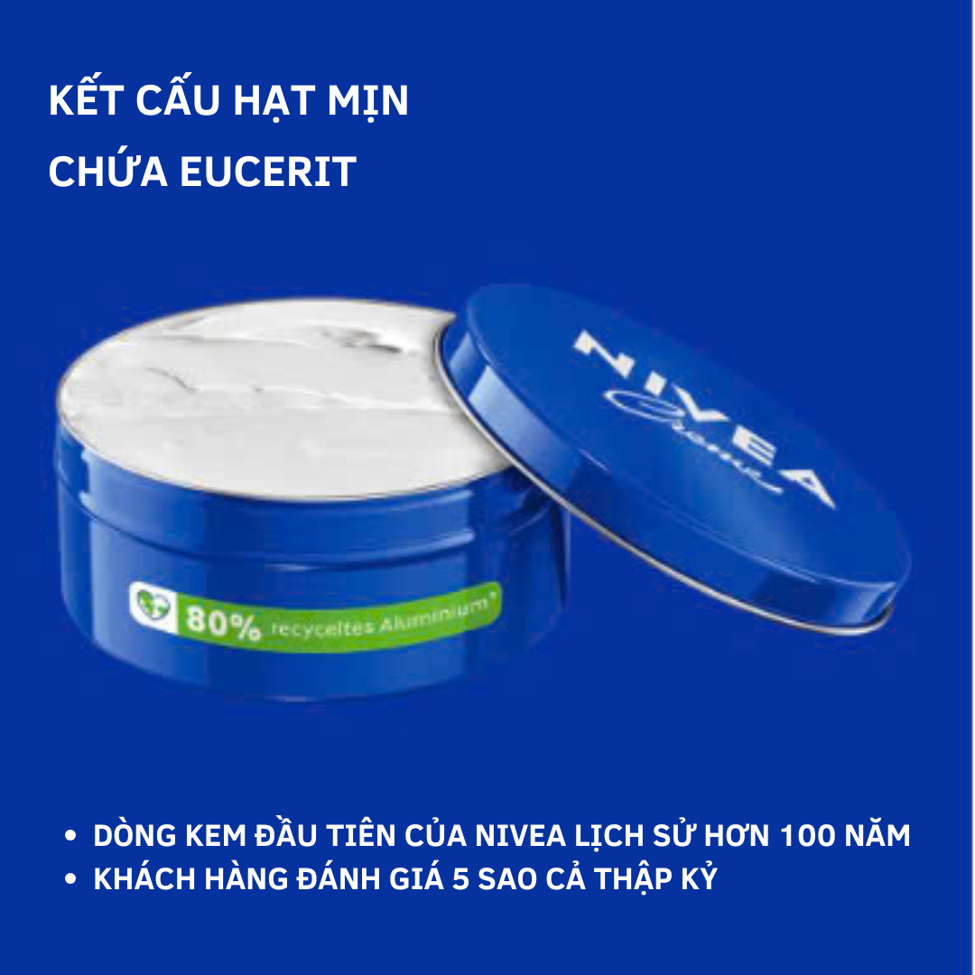 Kem dưỡng ẩm Nivea Creme hộp thiếc xanh (Đức)