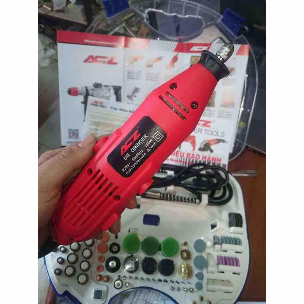 Bộ máy khoan mài cắt khắc mini tặng kèm bộ phụ kiện 100 món PITITOOLS PTS0018