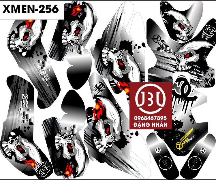 Tem trùm xe điện xmen 256