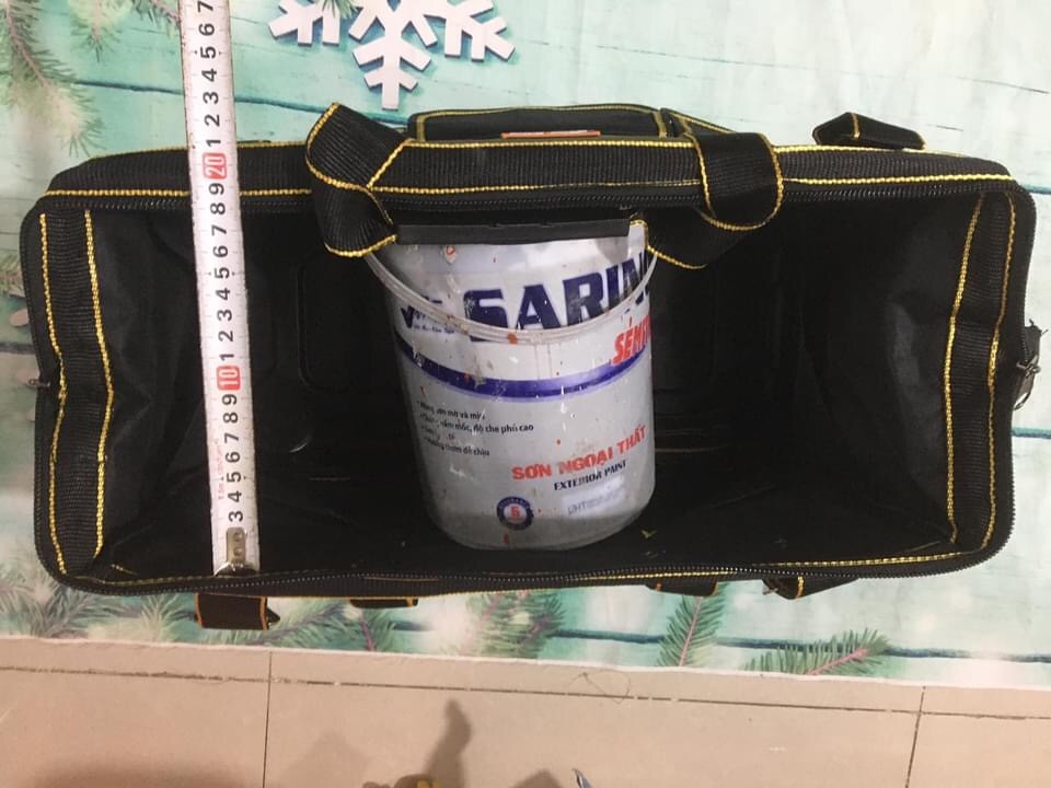Túi đồ nghề dụng cụ size lớn , đế cứng , bền ,đẹp
