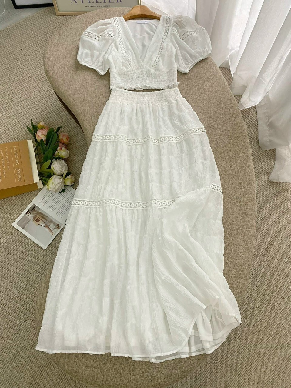 SET ĐẦM VÁY DÁNG DÀI MAXI CHẤT VẢI LỤA MỀM MỊN