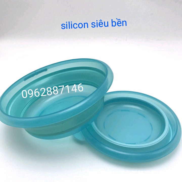 bát trộn mồi câu cá silicon siêu bền