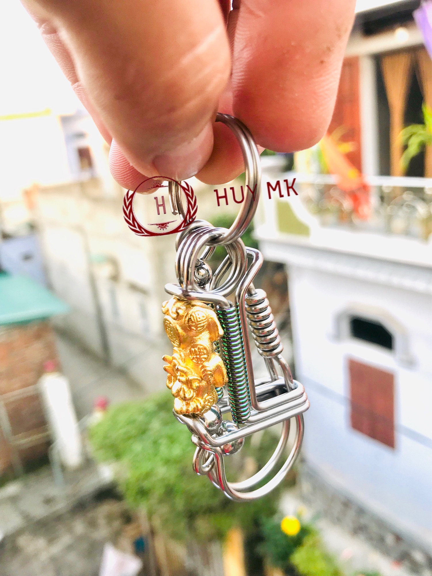 Móc khoá thủ công tỳ hưu cao cấp