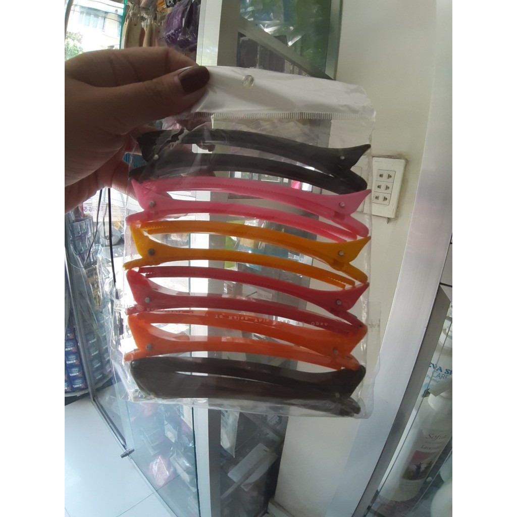 Kẹp mỏ vịt định vị tóc 12 cái