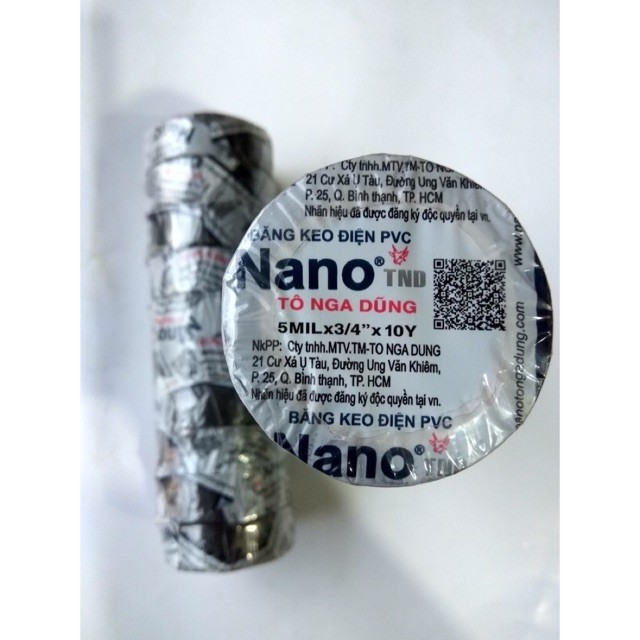 Băng Dính Điện Nano ( CÂY 10 CUỘN)