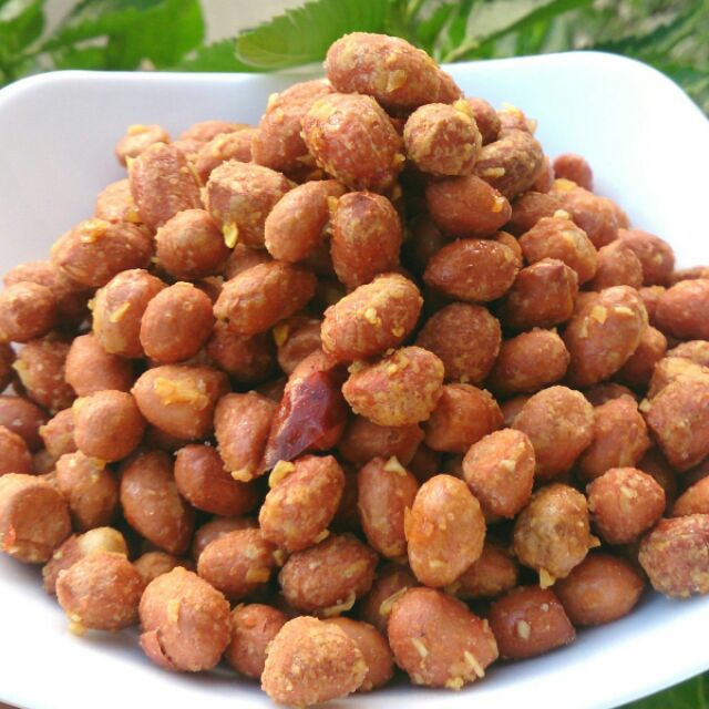 Đậu phộng rang tỏi ớt, đồ ăn vặt - ăn vặt