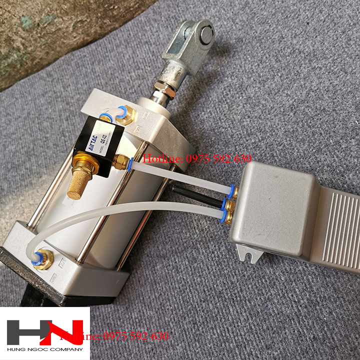 Combo bộ xi lanh và bàn đạp chế máy máy đột dập