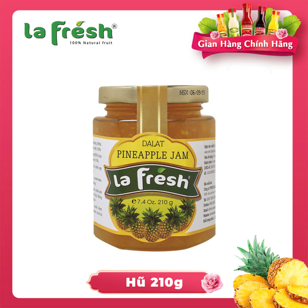 [HCM]Mứt Thơm LaFresh Đà Lạt 210g