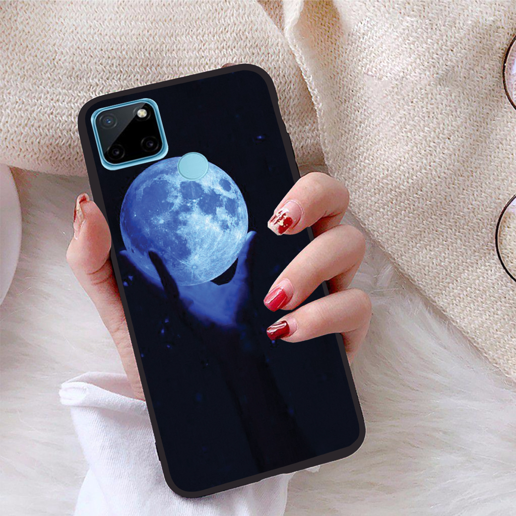 Ốp lưng iCase dành cho Realme C21Y viền dẻo TPU BST Vầng Trăng Lung Linh