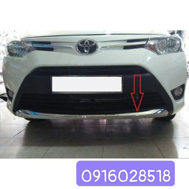 Ốp mí cản trước xe toyota vios 2014-2018