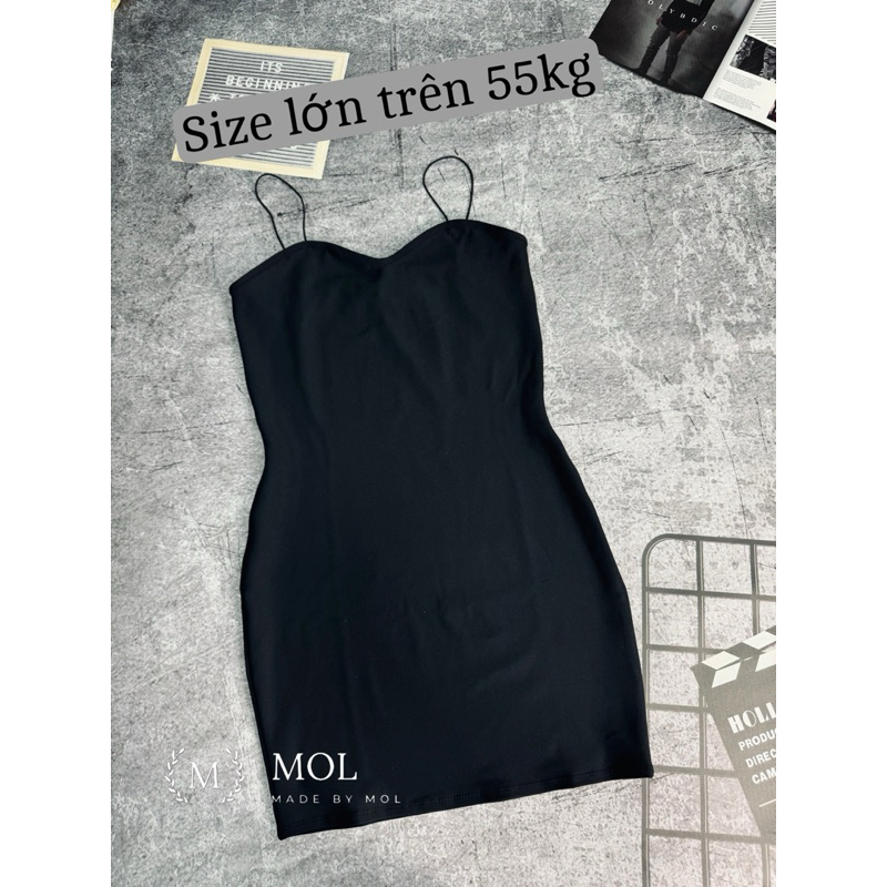 [ SIZE LỚN BIGSIZE 55Kg-100Kg ] ĐẦM BODY 2 DÂY BÚN MỚI