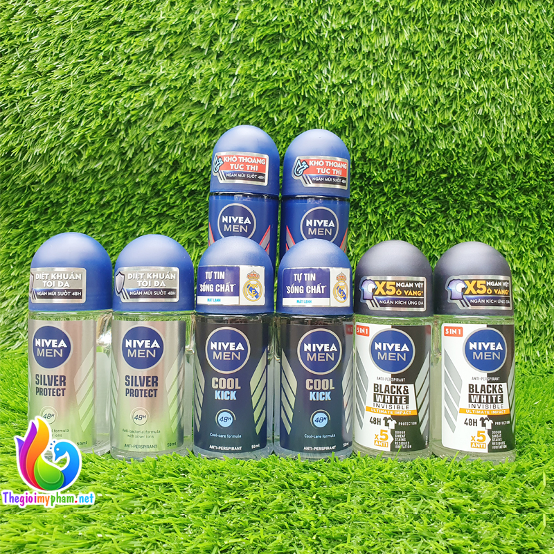 Lăn Ngăn Mùi Nivea Nam Khô Thoáng 50ml