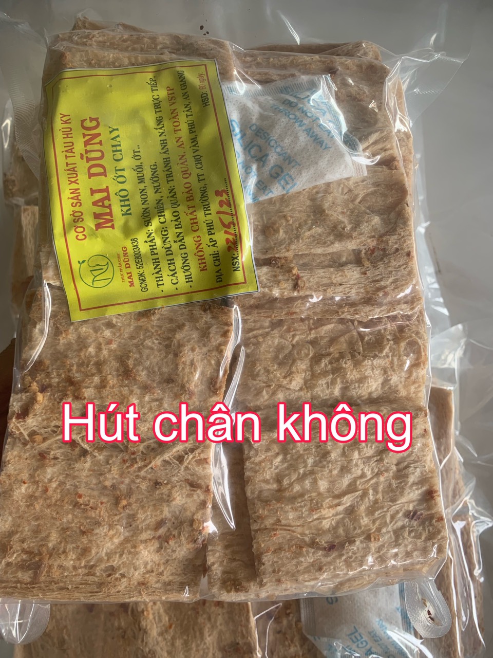 Khô đuối chay vị ớt 500g