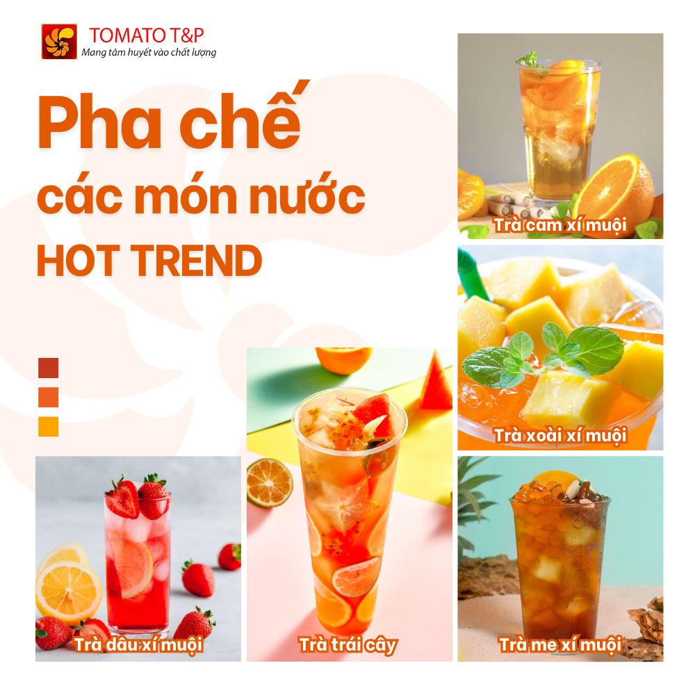 Bột Xí Muội Volcano dùng để lắc khoai lang, chấm trái cây, pha chế trà dâu - Gói 1Kg - Tomato T&P
