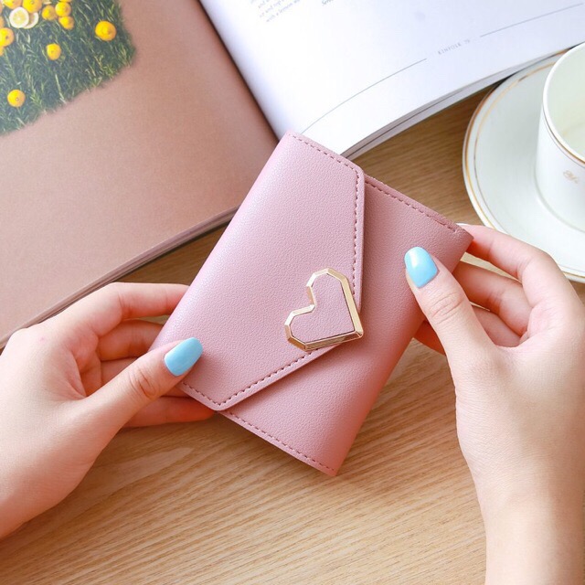 Ví nữ ngắn trái tim VN09