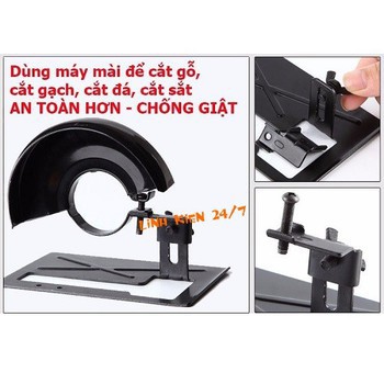 Đế chuyển máy mài thành máy cắt gạch cắt gỗ tiện dụng, chất lượng sản phẩm đảm bảo và cam kết hàng đúng như mô tả