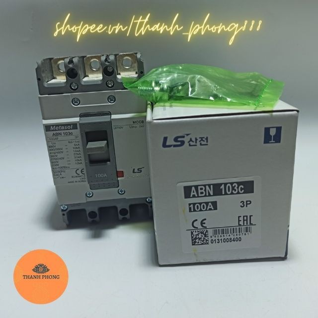 Aptomat LS Át Khối 3 Pha MCCB LS 3P ABN từ 20A đến 100A