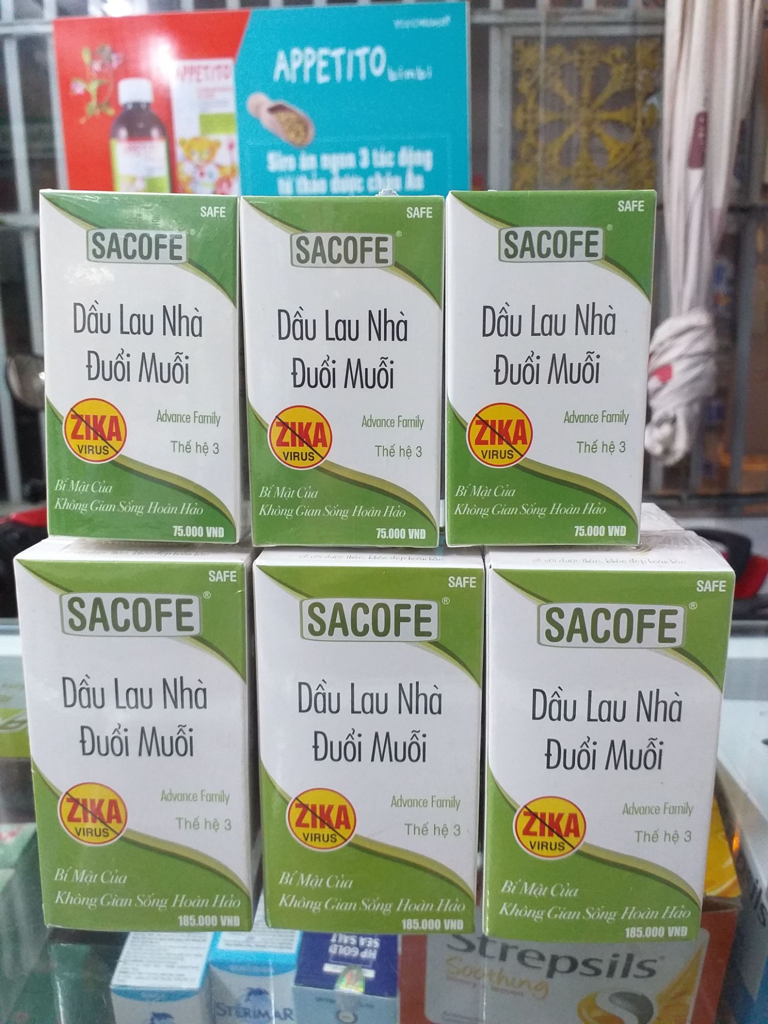 [HCM]DẦU LAU NHÀ ĐUỔI MUỖI SACOFE 10ML