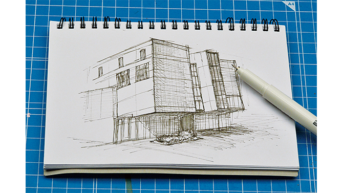 Bút line kỹ thuật Marvy For Drawing - Đen