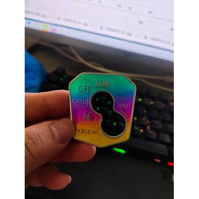 Tem titan ổ khóa các loại xe(có sẵn keo 3m)