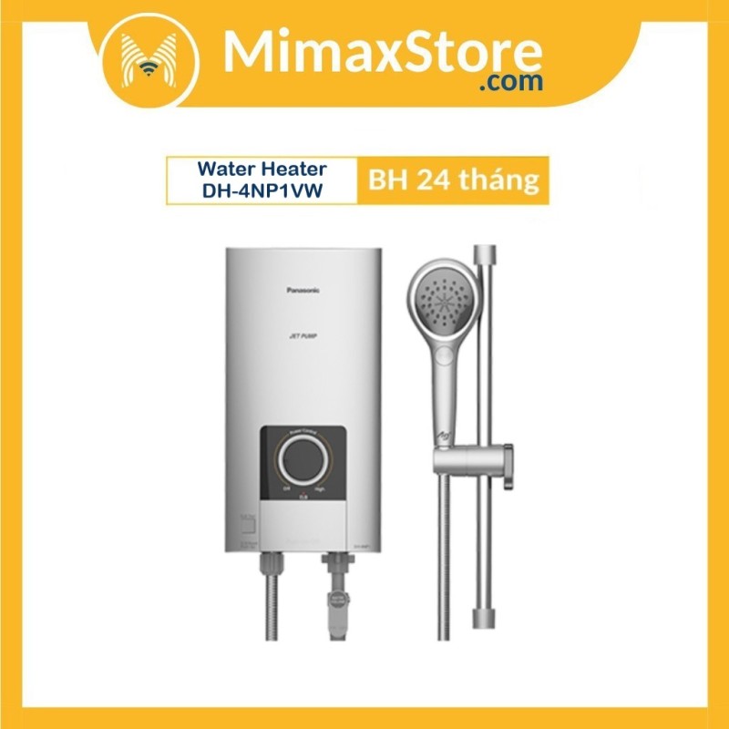 Bảng giá Máy Nước Nóng Chỉnh Nhiệt Vô Cấp Panasonic DH-4NP1VW 4.5kW | Bơm Trợ Lực | Hàng Chính Hãng