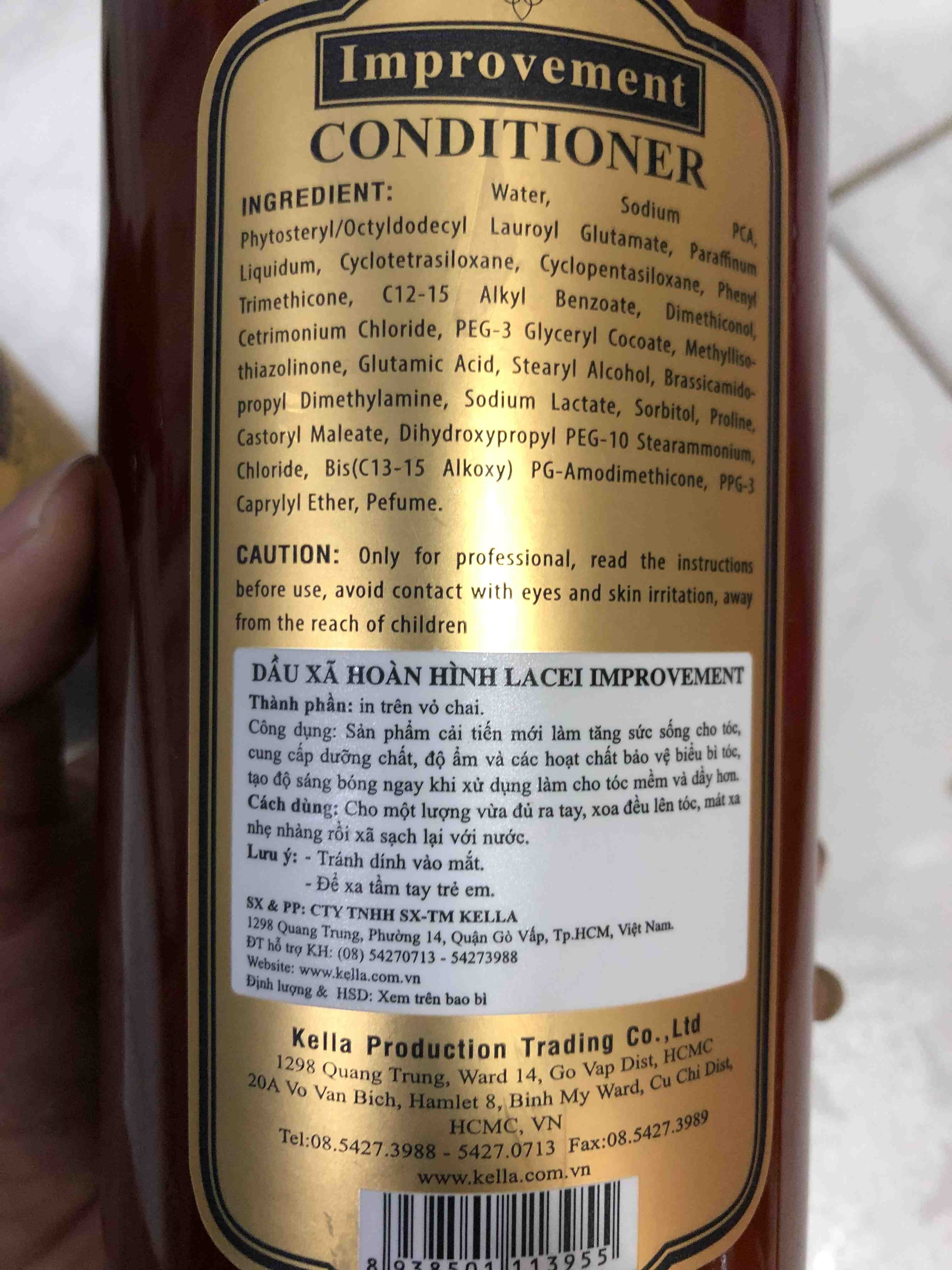 DẦU XÃ LACEI IMPROVEMENT 750ML