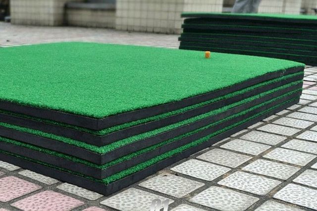 THẢM TẬP GOLF SWING 1,2x1,2m- ẢNH THẬT (TẶNG KÈM 1 TEE CAO SU)