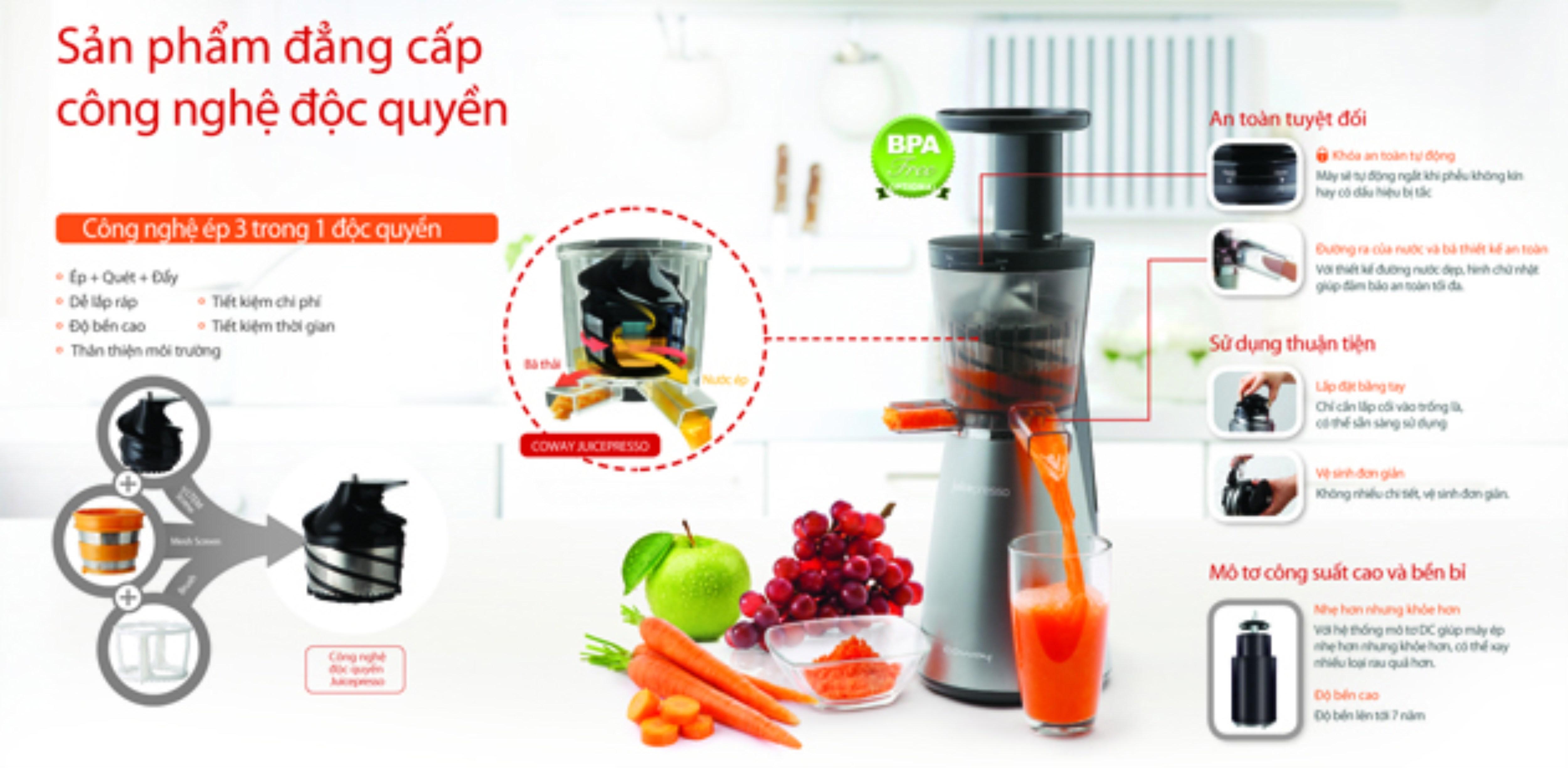 [Trả góp 0%]Máy ép trái cây Coway CJP-03 [GIAN HÀNG UY TÍN][HÀNG CHÍNH HÃNG]