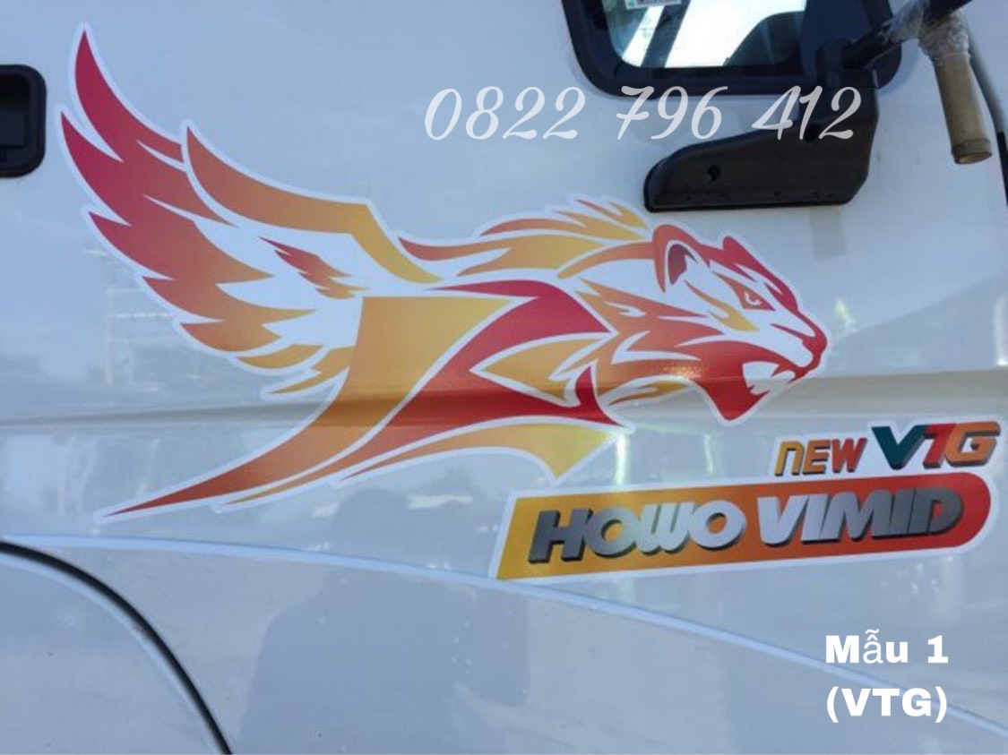 Tem dán xe Howo cao cấp