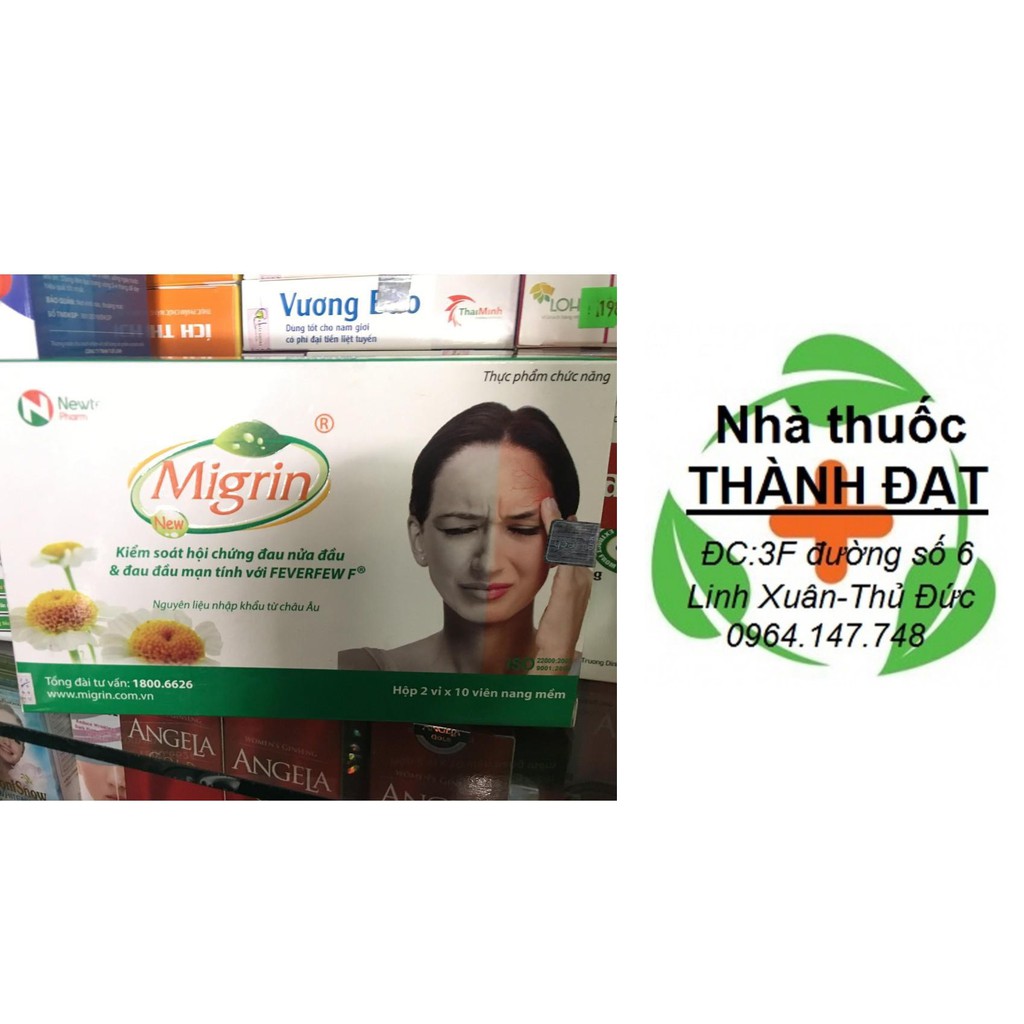 Migrin hỗ trợ đau nửa đầu