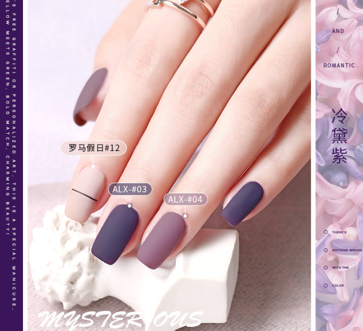 [HCM]Sơn gel AS red - Màu tím xanh mã ALX