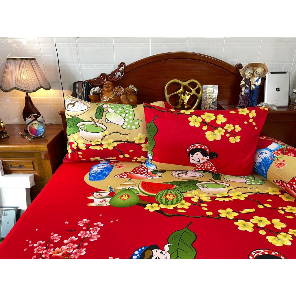 Vỏ gối ôm thun hàn quốc 3D nhiều họa tiết ( mẫu ngẩu nhiên )