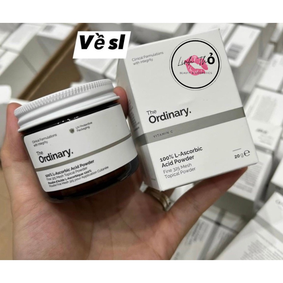 [CANADA FULL SIZE] Bột Vitamin C 100% L-Ascorbic Acid Powder - The Ordinary 20G