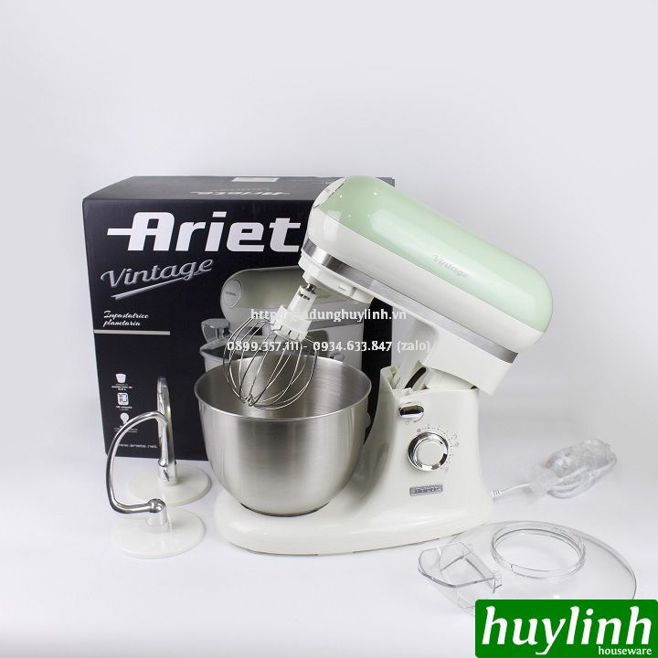 [HCM][Trả góp 0%]Máy đánh trộn bột đa năng Ariete MOD 1588 - 5.5 lít - BH 24 tháng